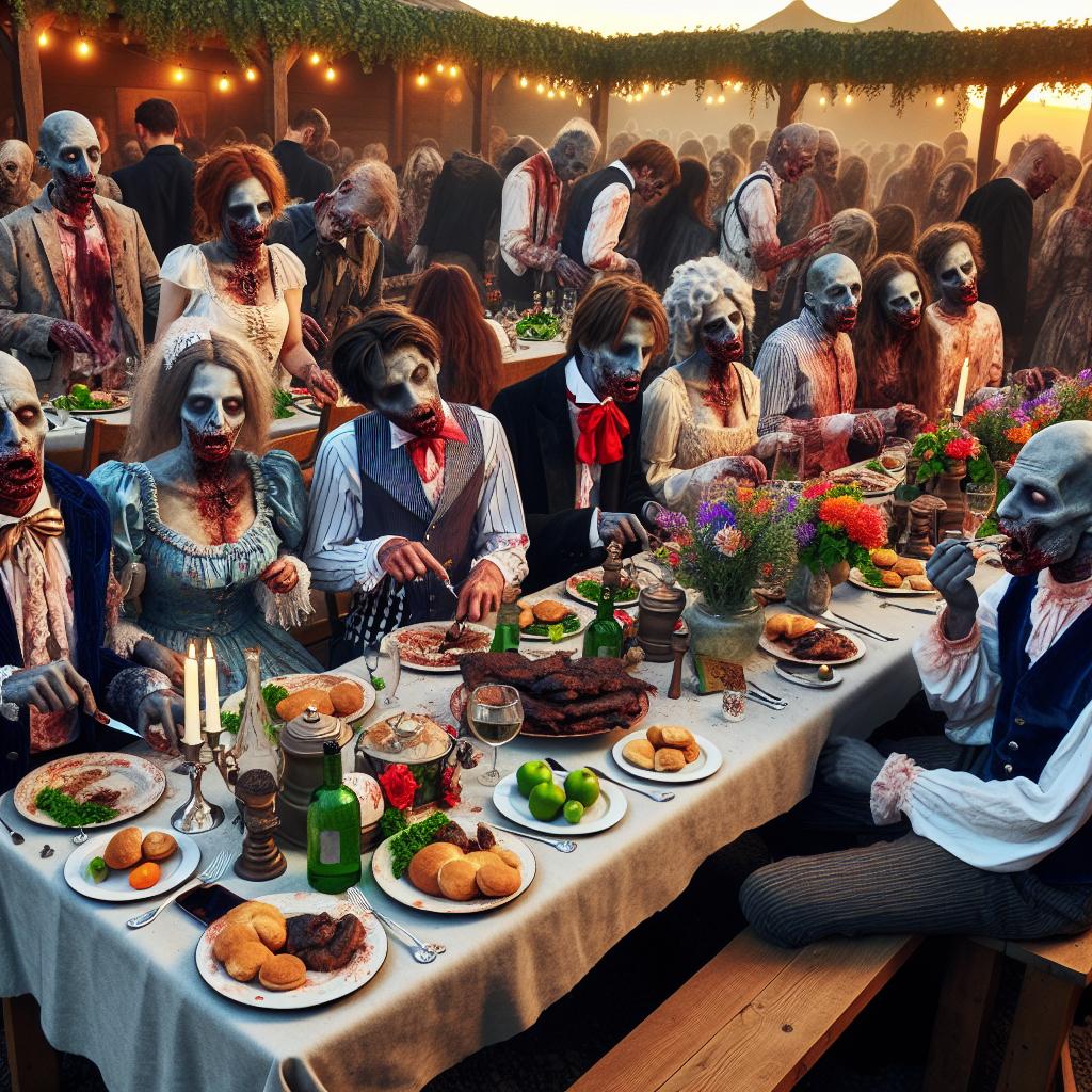 Zombie feast celebration image