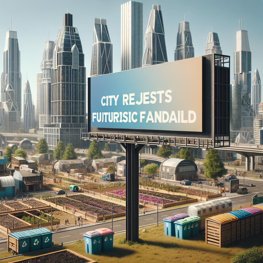 "City rejects futuristic landfill"