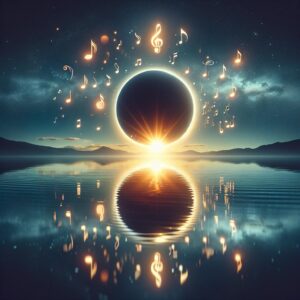 Solar eclipse reflection music.