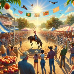 Peach festival rodeo bliss