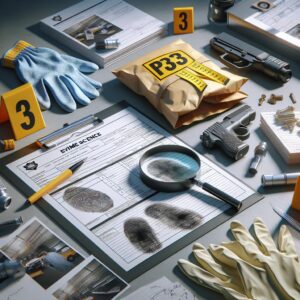 Crime scene investigation evidence.