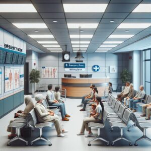 Emergency room waiting area.