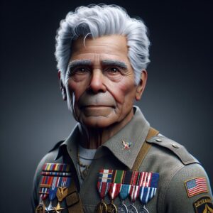 Heroic WWII Veteran Portrait.