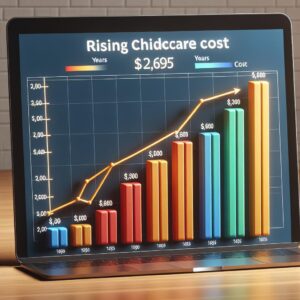 Rising childcare cost graph