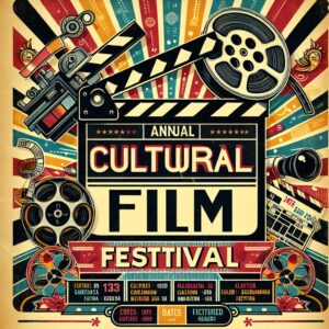 Cultural film festival poster.