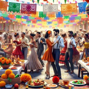 Fiesta party celebration concept.