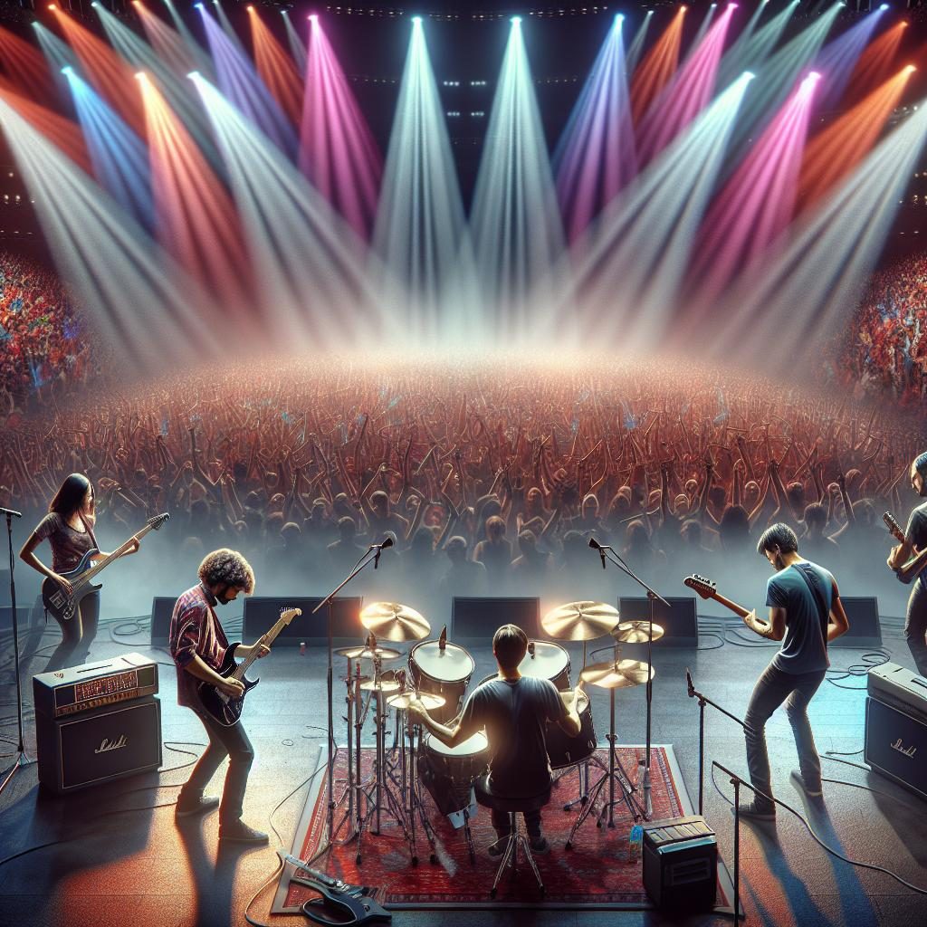 Rock band's farewell concert.