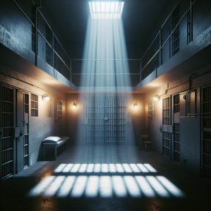 Prison cell illumination concept.