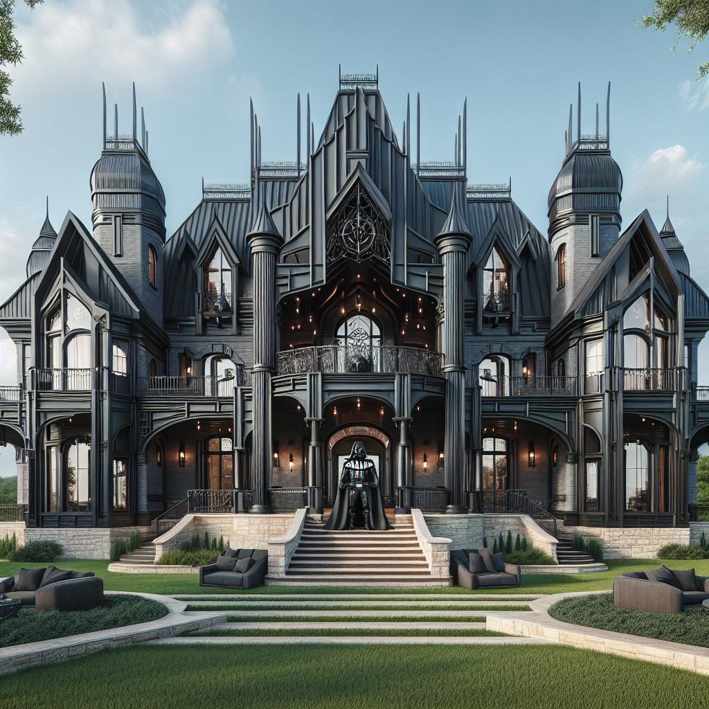 "Texas mansion with Vader-inspired decor"