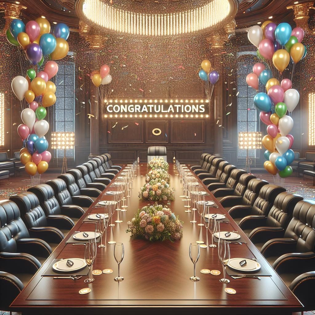 "CEO victory celebration background"