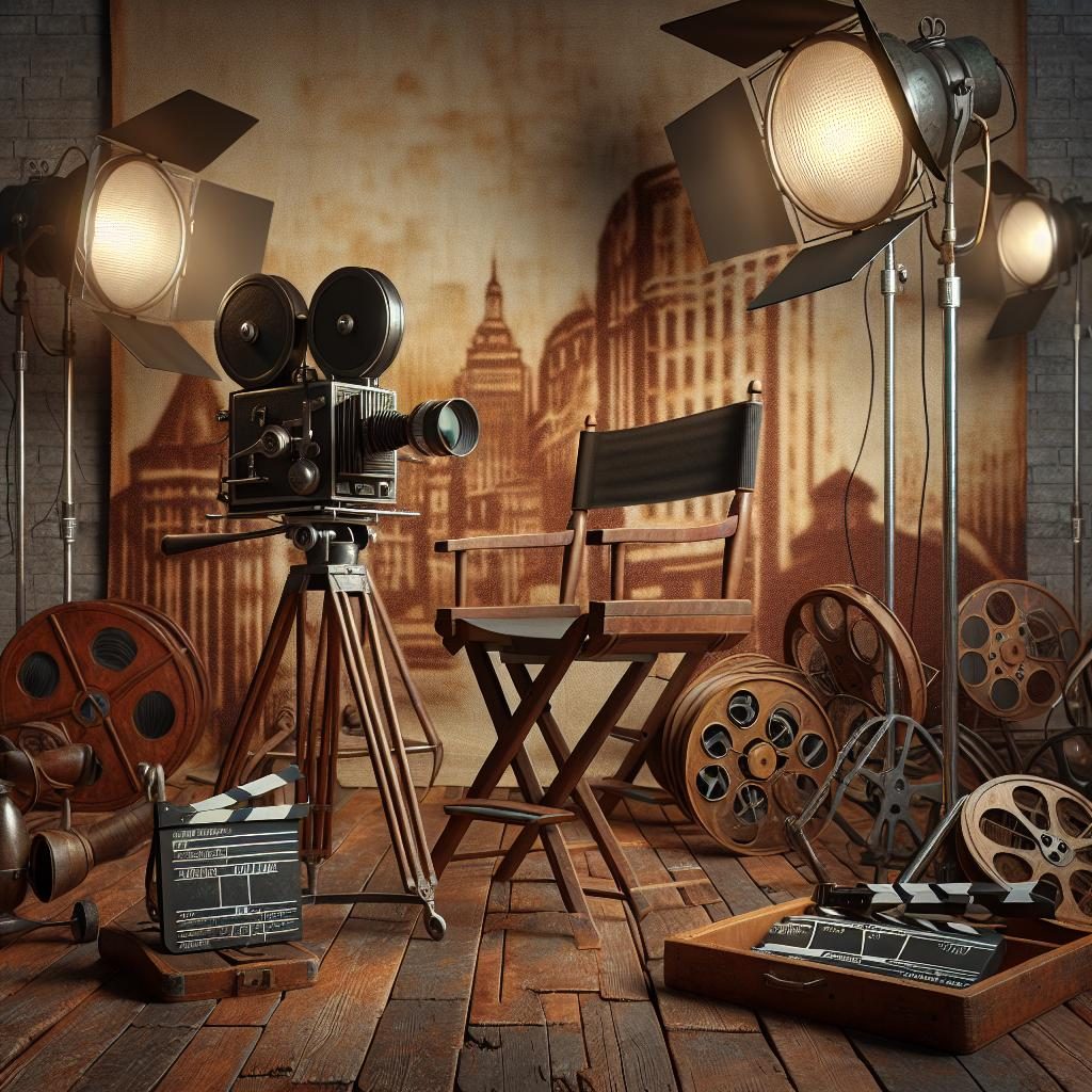 Vintage film set decoration.