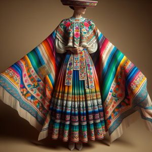 Colorful traditional Mexican attire.