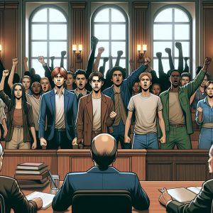 Youthful Defiance in Court