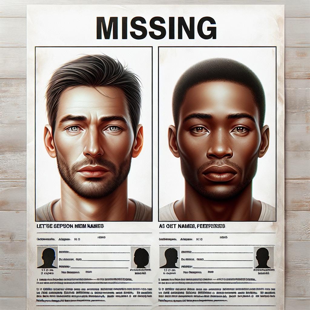 Missing Person Poster