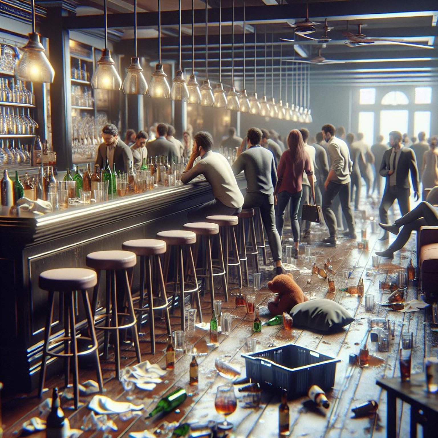 Bar Scene Aftermath