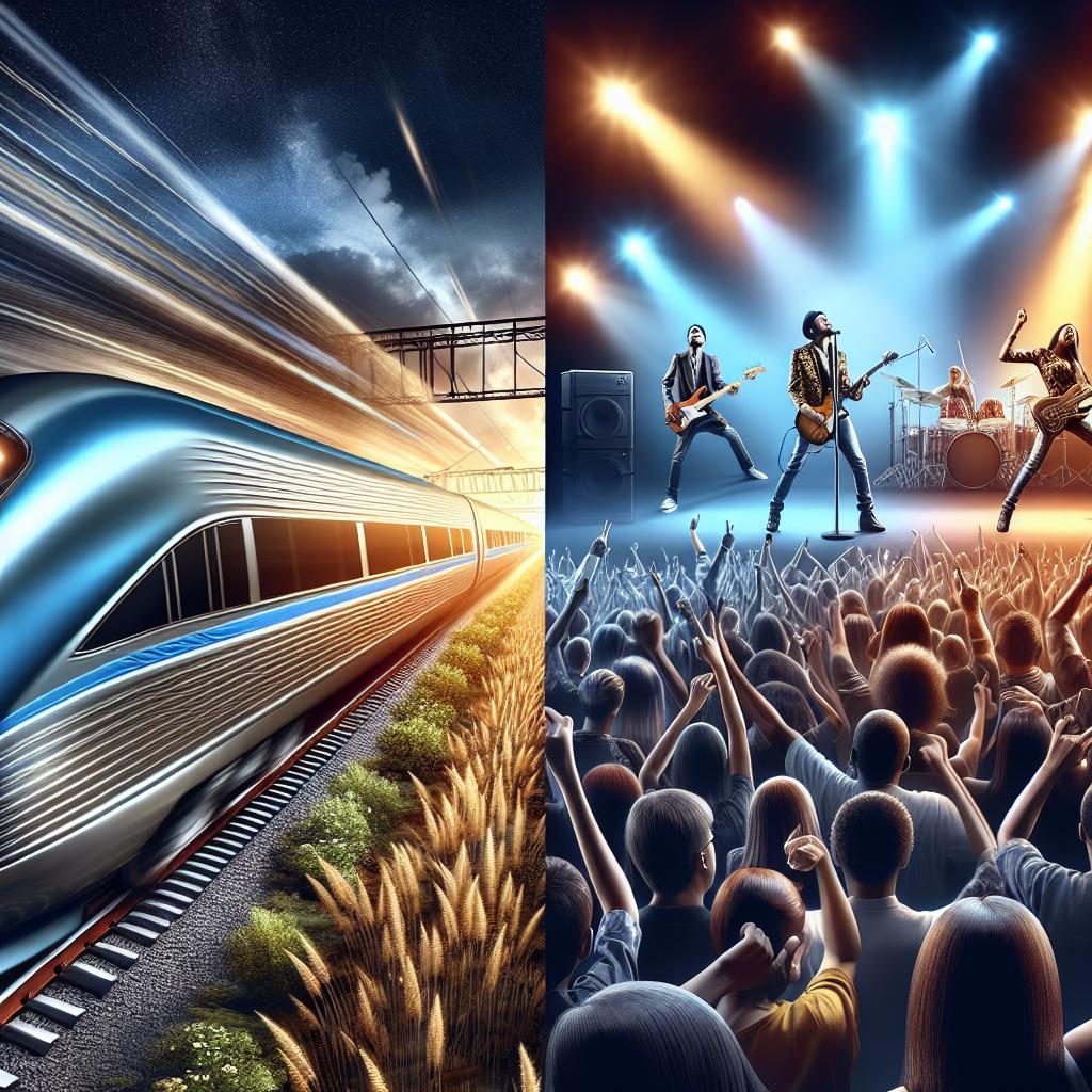 Fast trains, vibrant concerts