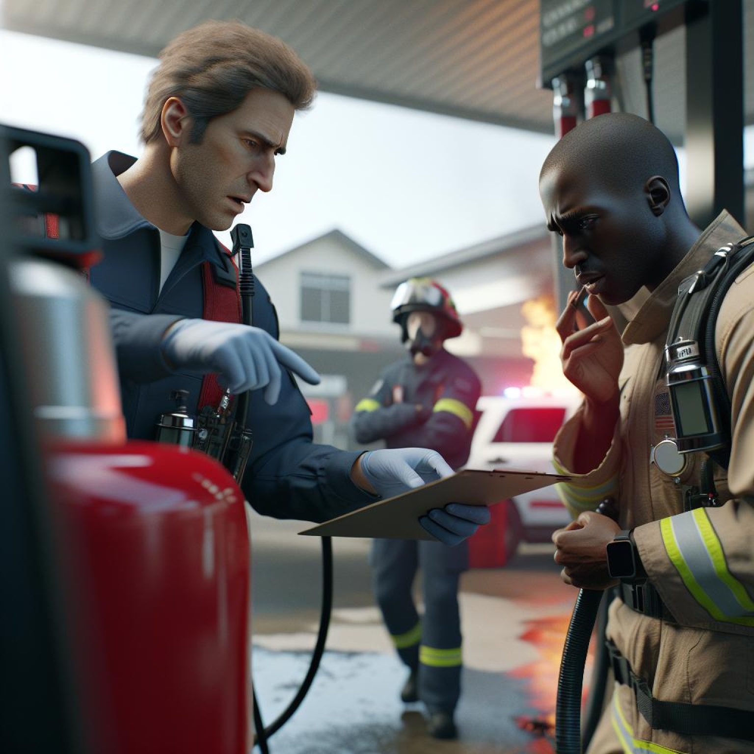 Gas station emergency response