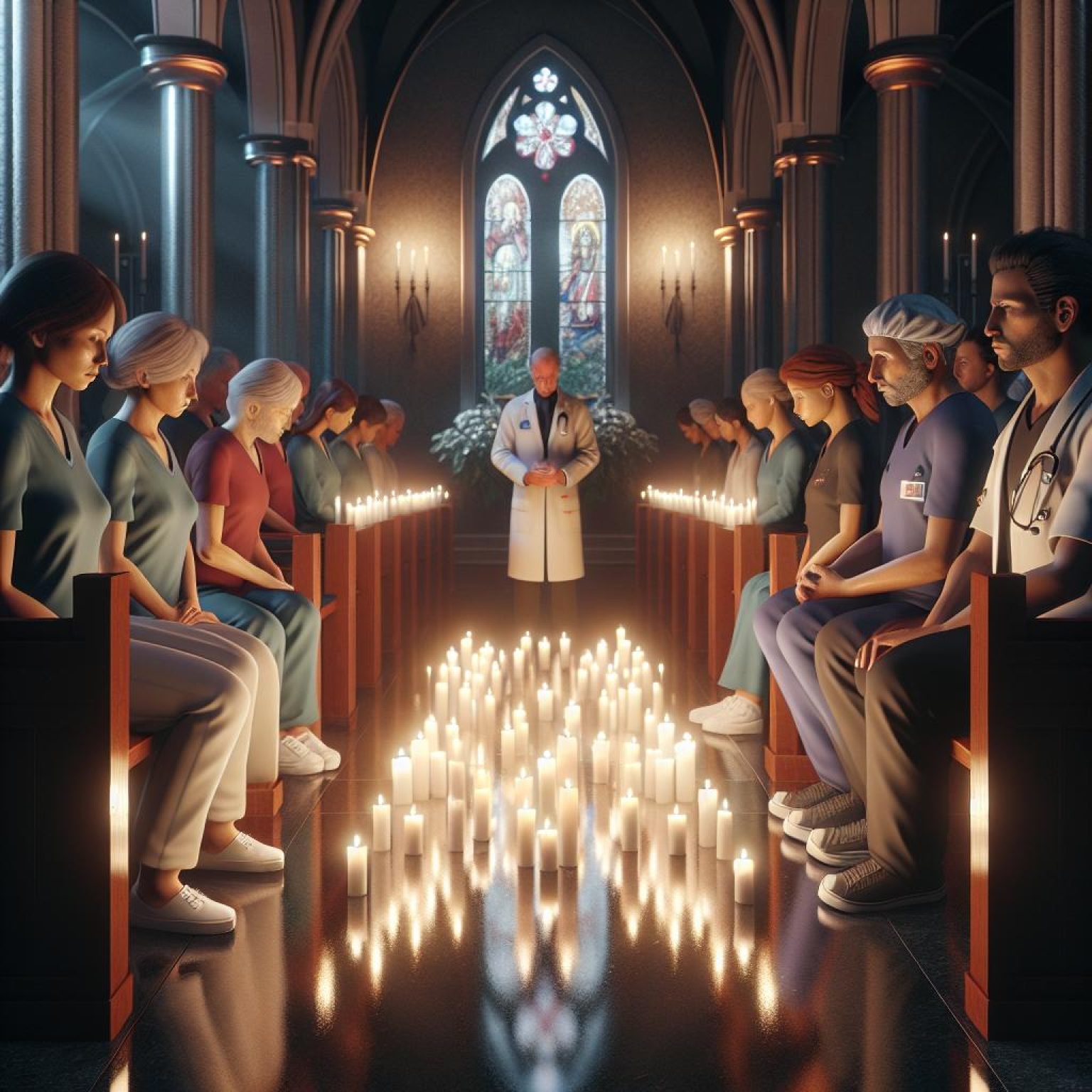 Hospital chapel prayer vigil