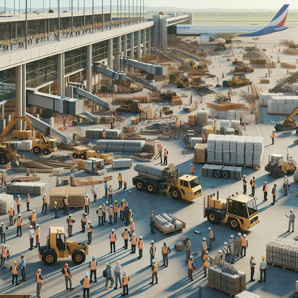 Airport construction delays