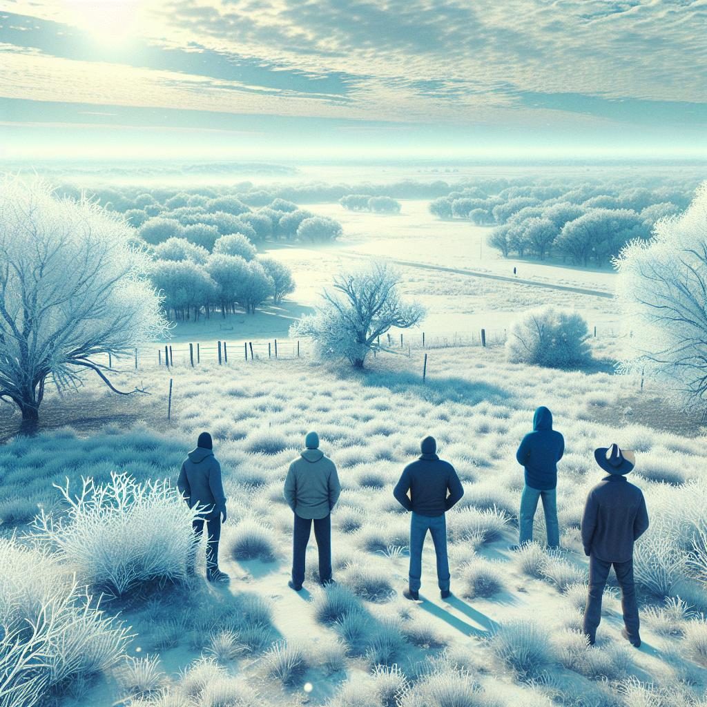 Frosty Texas Landscape