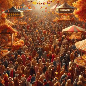 Vibrant autumn festival celebrations