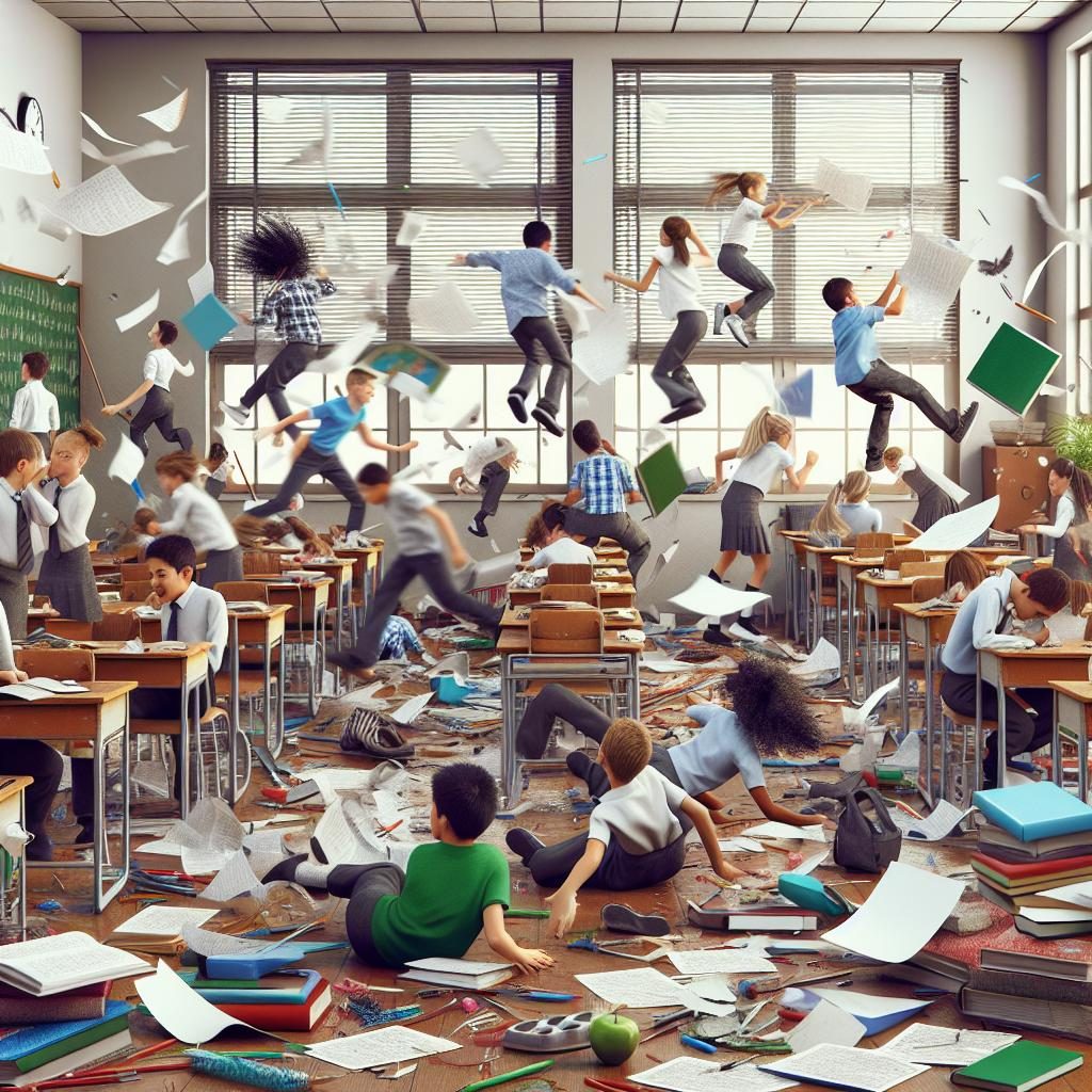 Classroom Chaos Unfolds