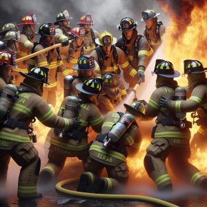 Firefighters in Action