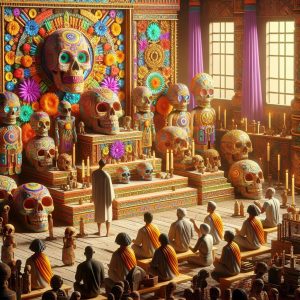 Colorful Altars and Skulls