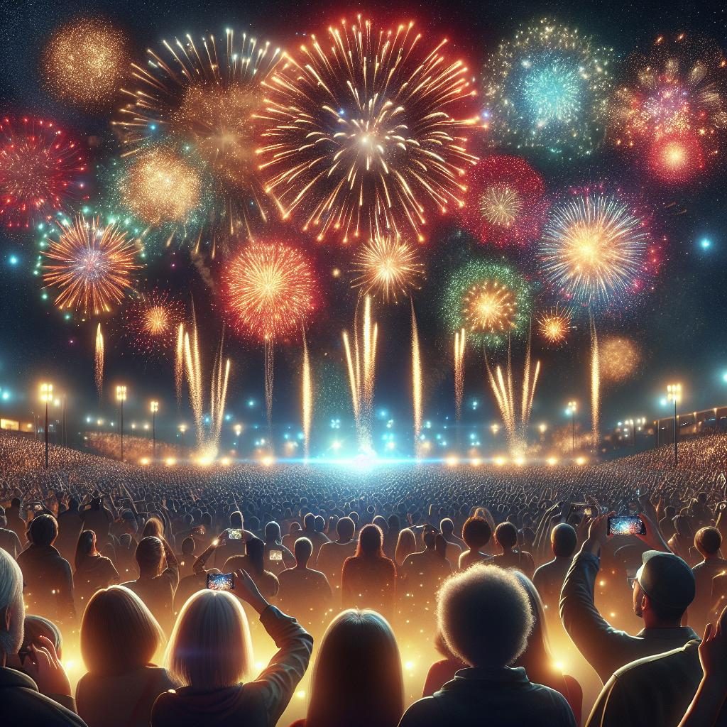 Vibrant Fireworks Celebration