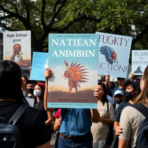 San Antonio Residents Rally Against Controversial Classification of Native American History Book as Fiction