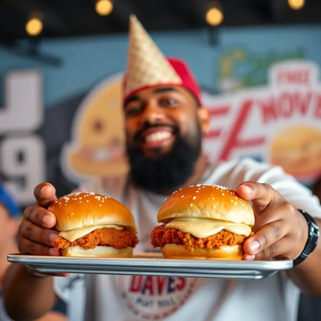 San Antonio Celebrates Drake's 38th Birthday with Free Dave's Hot Chicken Sliders!