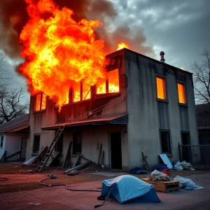 Fire Engulfs Abandoned San Antonio Building, Community Calls for Solutions to Homelessness and Safety Concerns