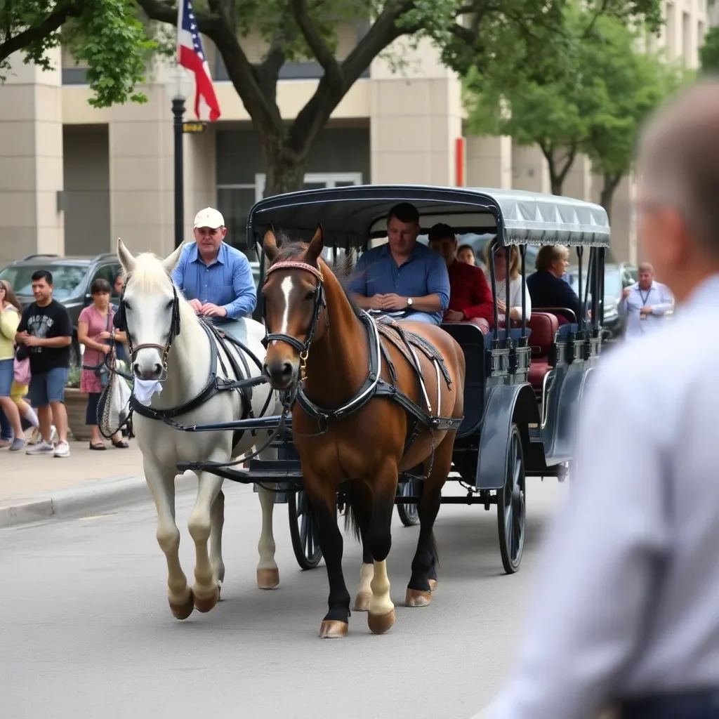 San Antonio City Council Faces Division Over Proposed Phase-Out of Horse-Drawn Carriages