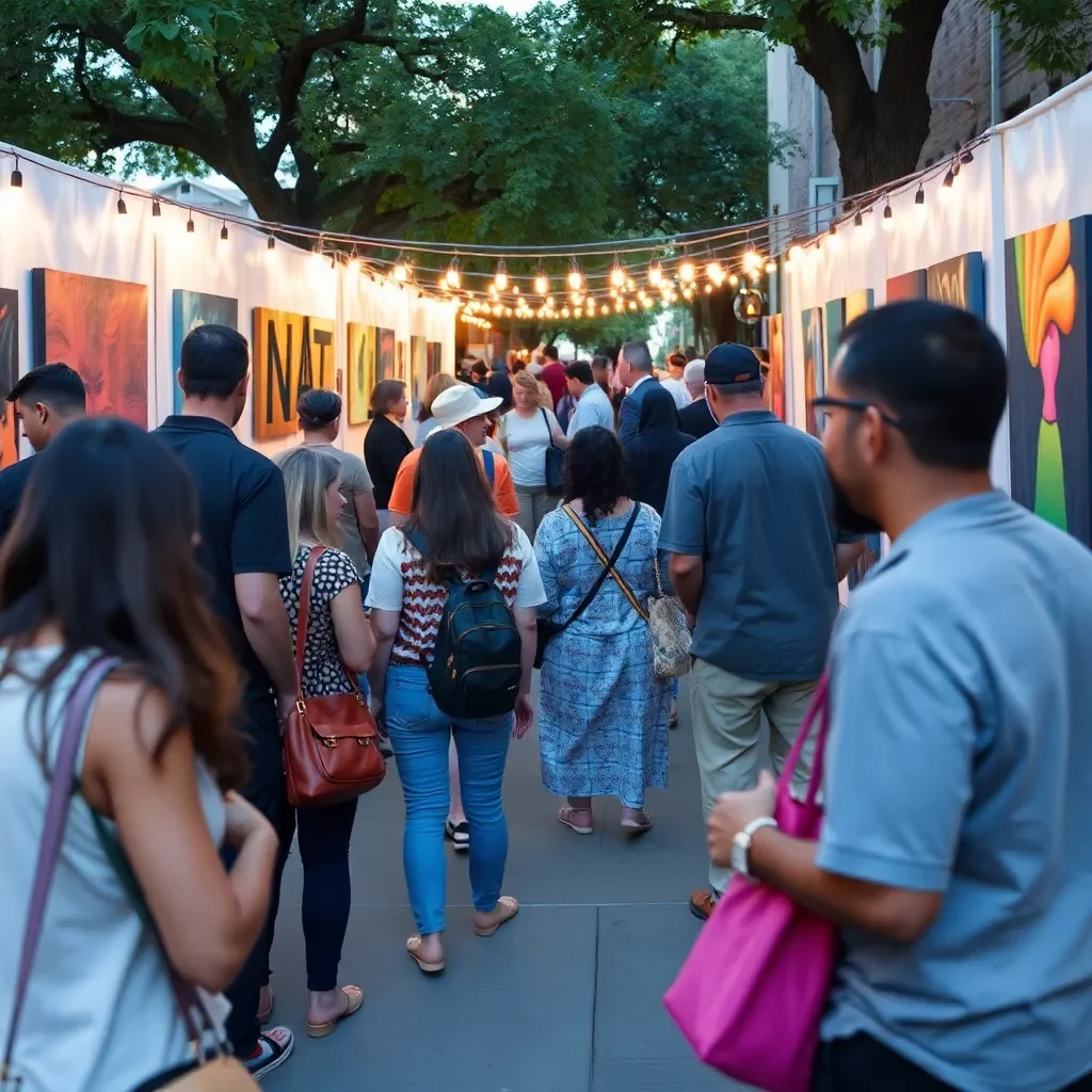 San Antonio Community Embraces Creativity at Annual Uptown Art Stroll