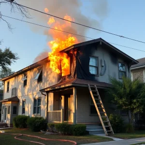 Fire Displaces Two Residents in San Antonio Due to Electrical Issue