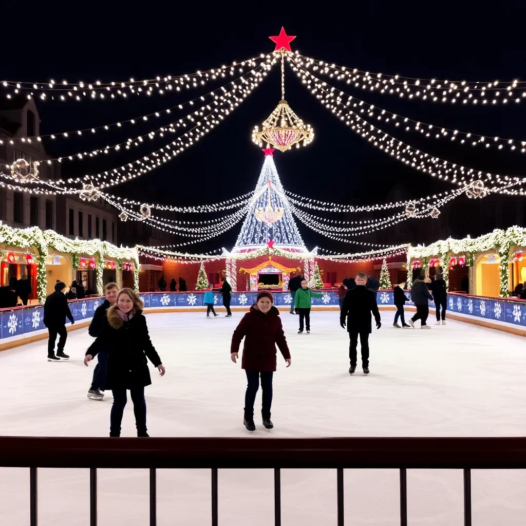 Ice Skating Season Kicks Off in Downtown San Antonio With Rotary Ice Rink Opening!