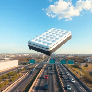 Watch Out, San Antonio! A Flying Mattress Turns Highway Travel into a Wild Ride