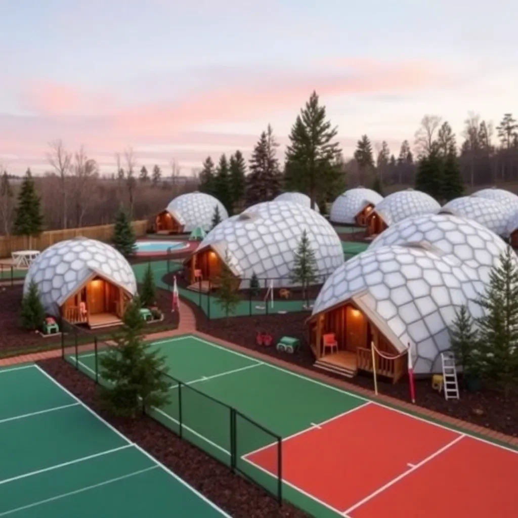 San Antonio Unveils Unique Winter Experience with Pickleball and Cozy Igloos