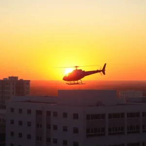 Emergency Landing in San Antonio: Medical Helicopter Chronicles a Swift Rescue