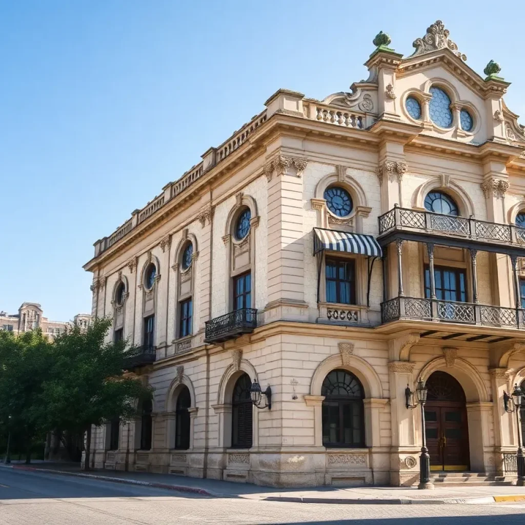 The Casa Reales building in San Antonio