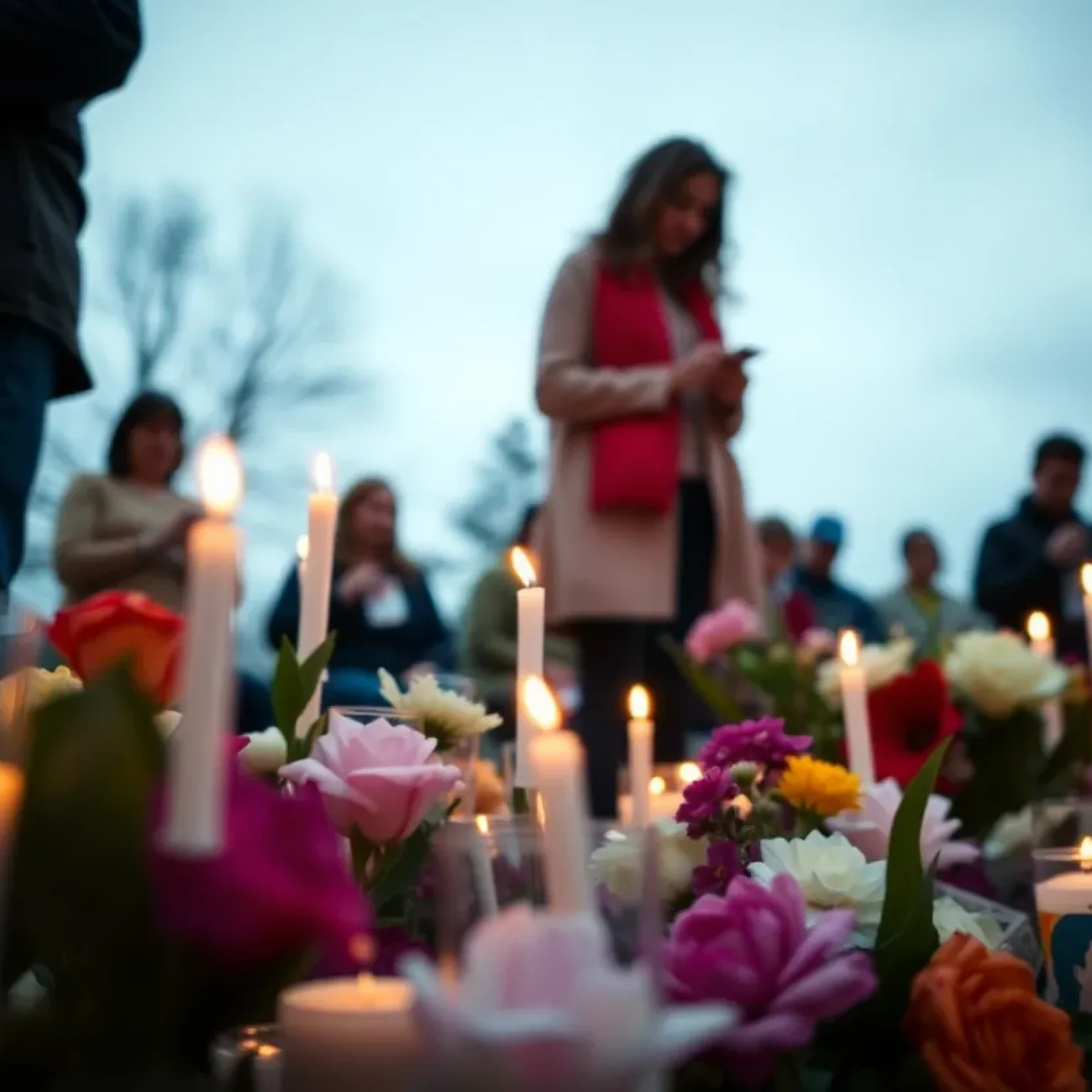 Community vigil for a missing realtor in San Antonio