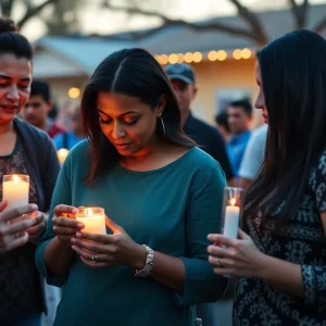 Community members gather in San Antonio offering support after a devastating fire.