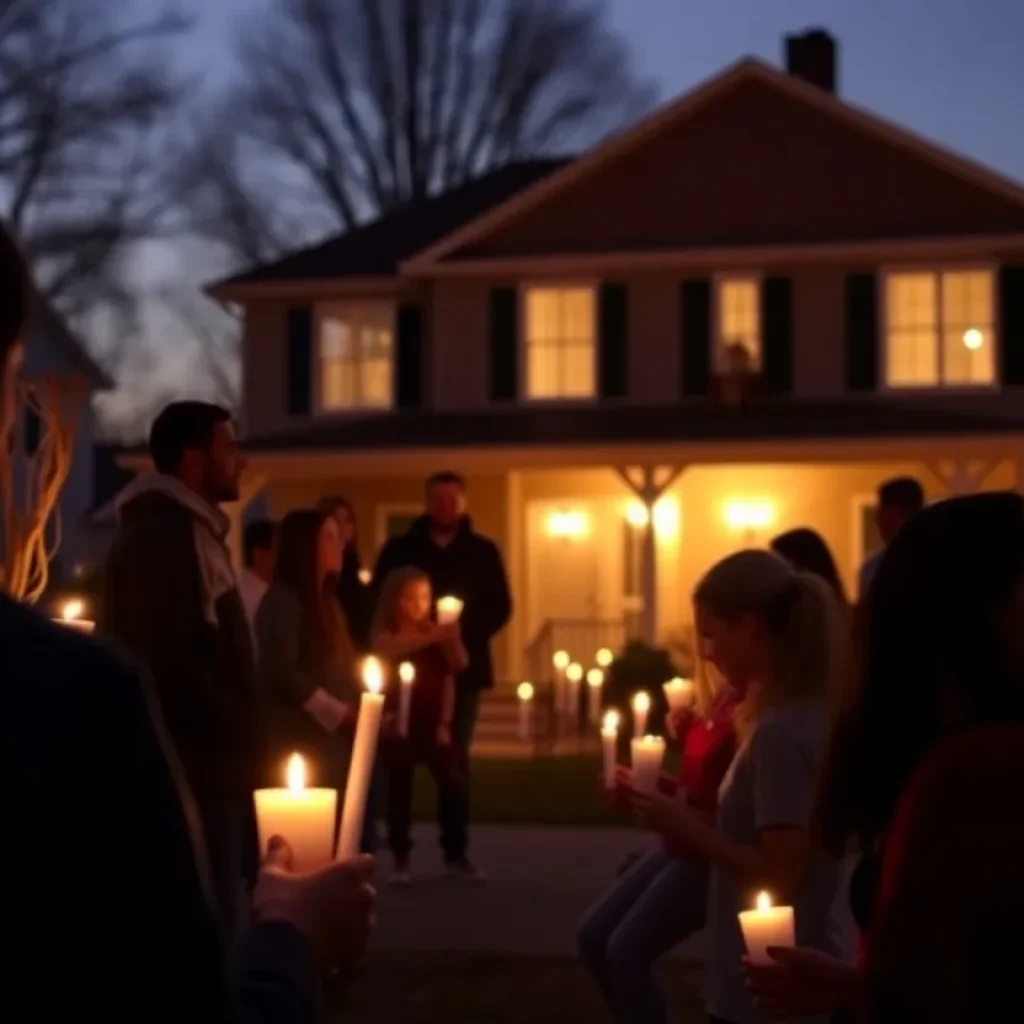 Candlelight vigil held for victims of house fires in South Bexar County