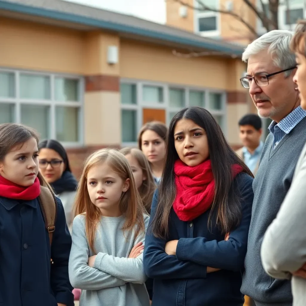 Parents and students concerned about school safety