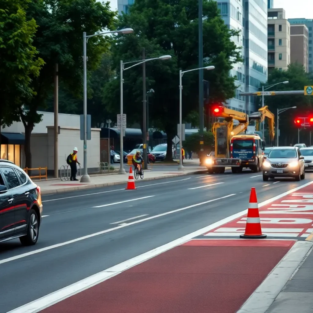 Construction on Culebra Road with safety improvements underway