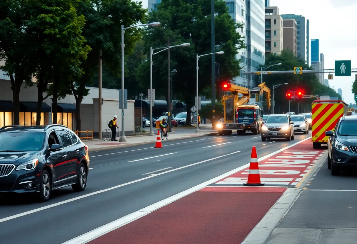 Construction on Culebra Road with safety improvements underway