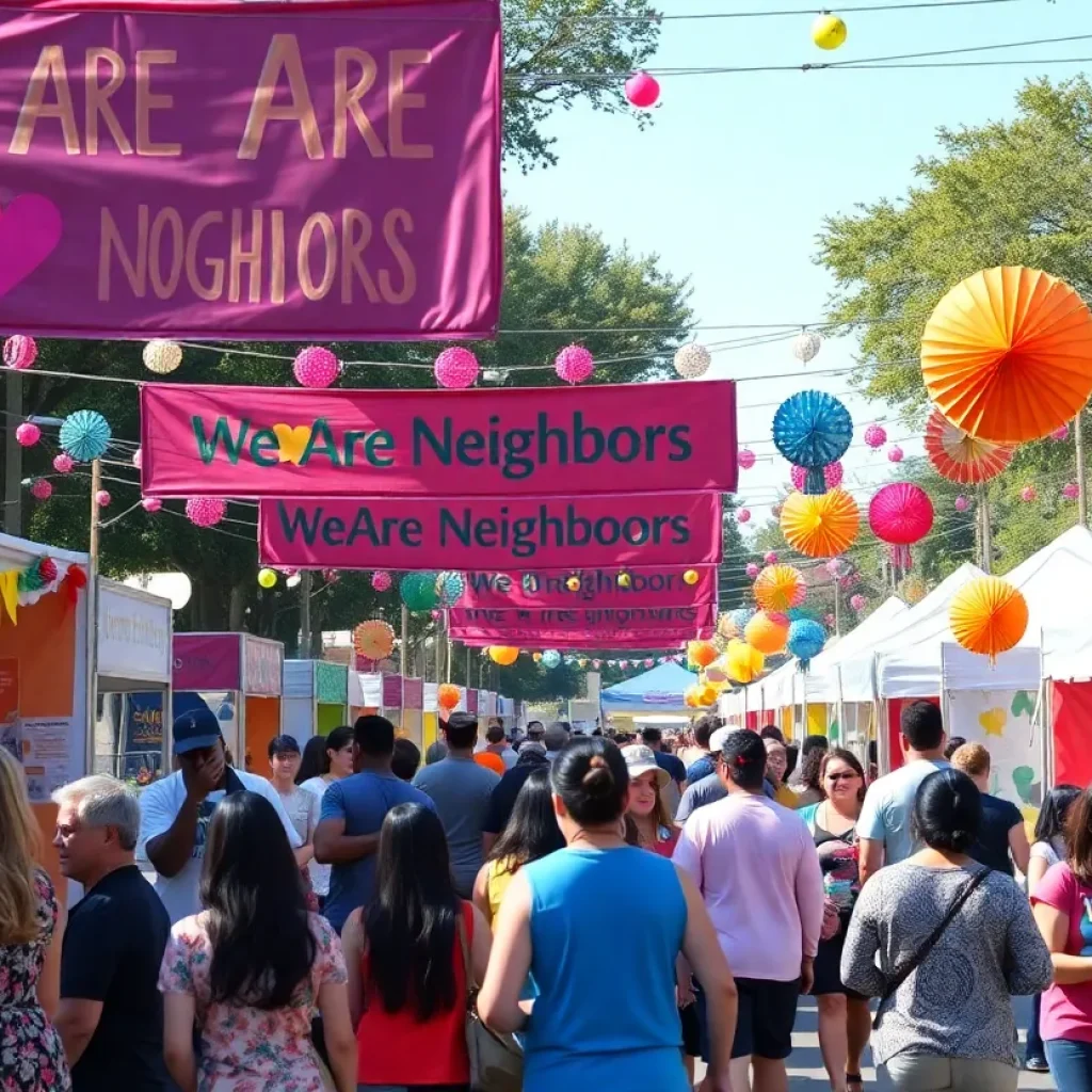 Community members celebrating at DreamWeek 2025 in San Antonio