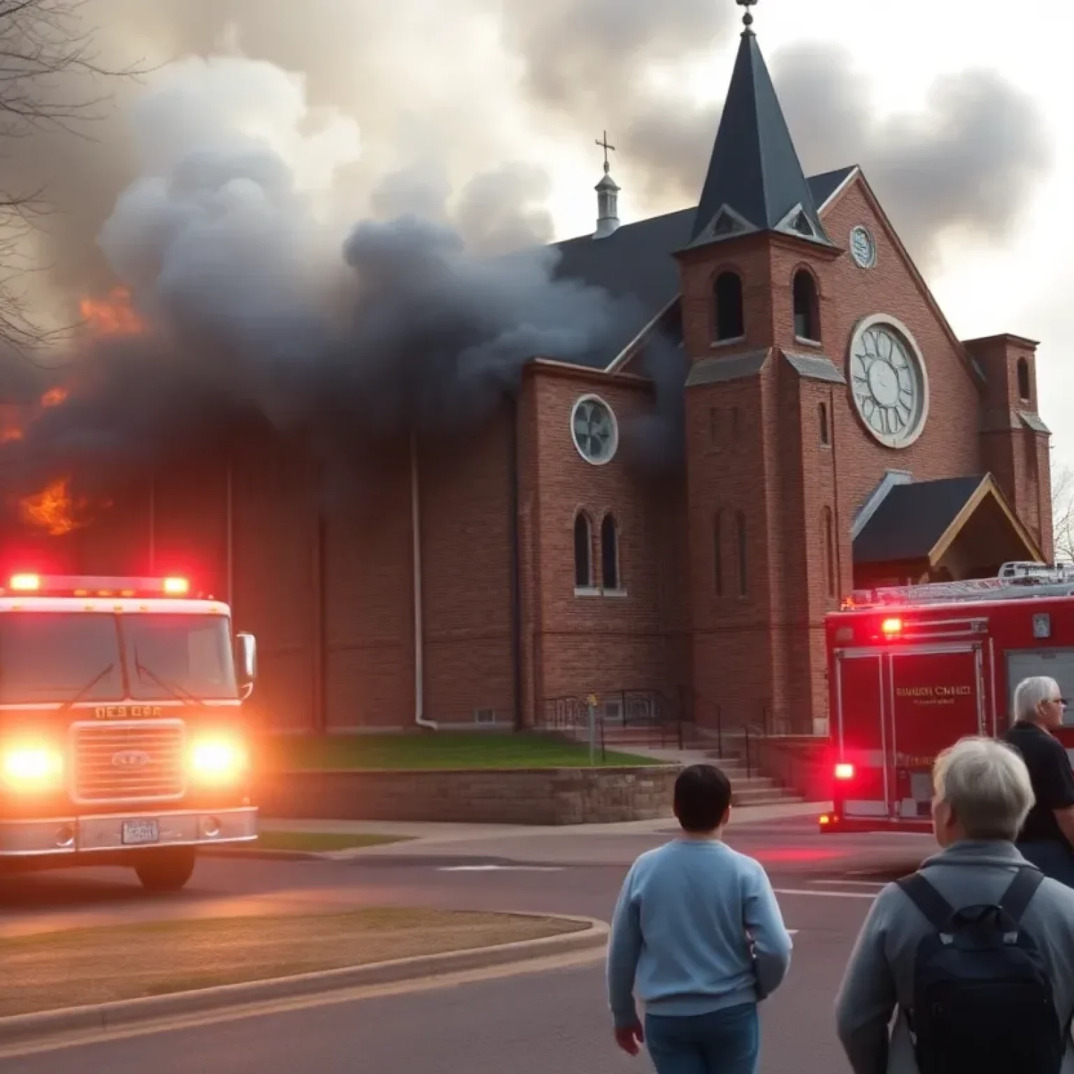 Fire at New Testament Missionary Baptist Church in San Antonio