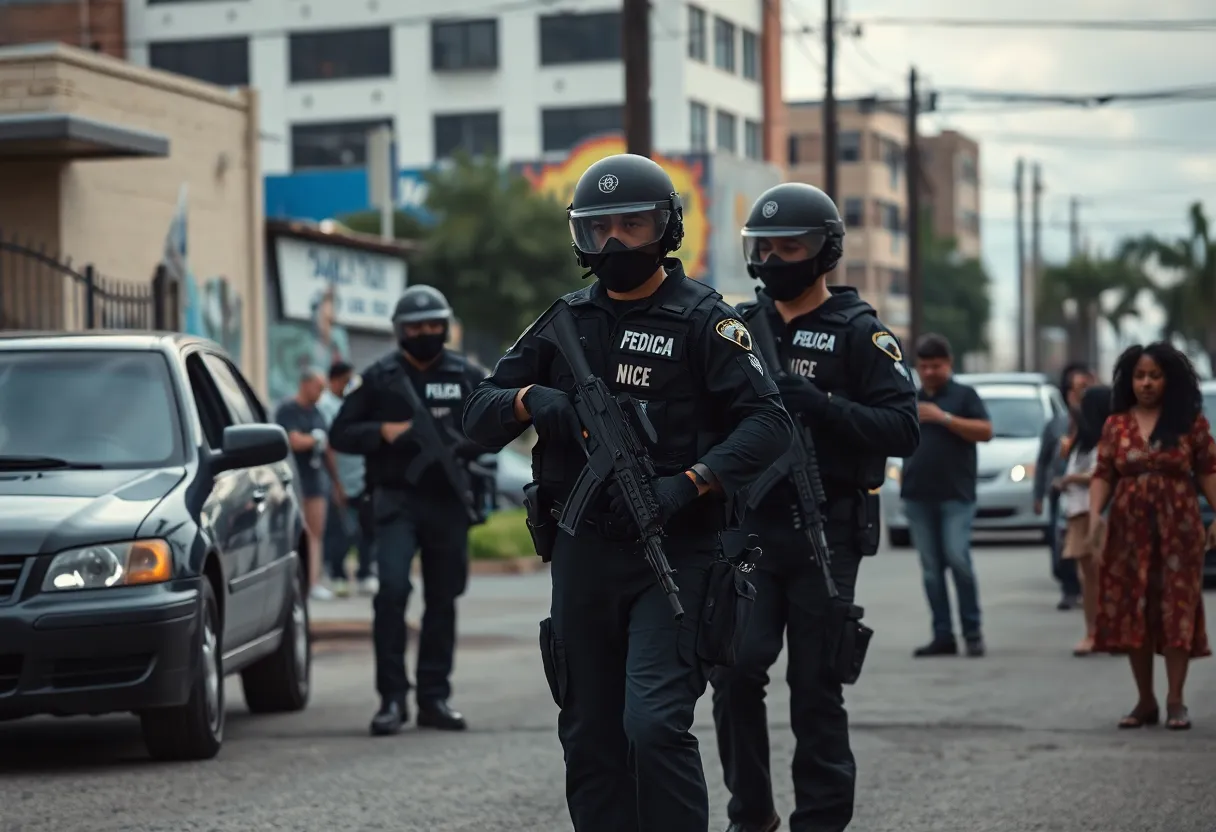 Federal agents conducting operations in Texas