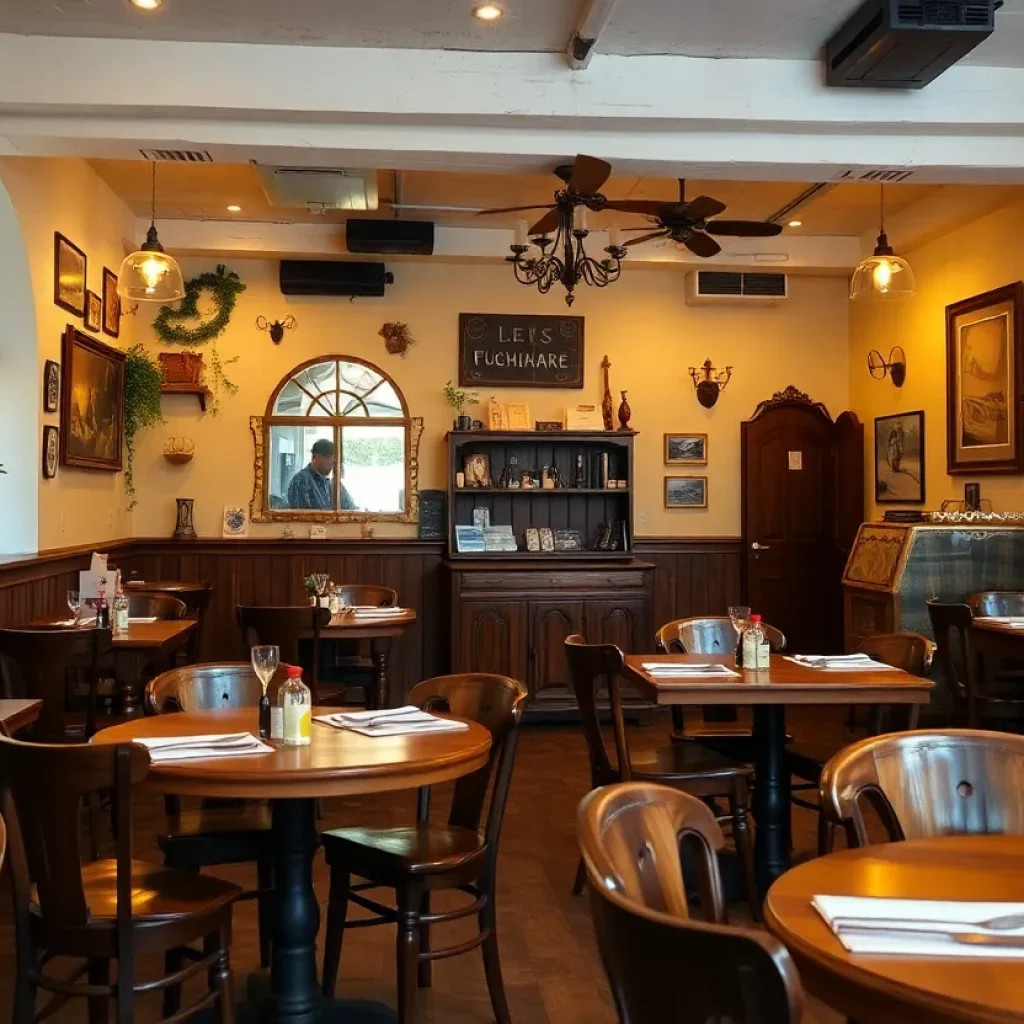 Interior of La Madeleine restaurant in San Antonio